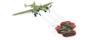 战争雷霆飞机战术技巧 轰炸地面/海面单位或基地.png