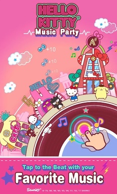 凯蒂猫音乐派对破解版无广告下载2022（Hello Kitty Music Party）图片1